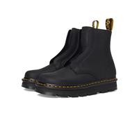 Dr. Martens Unisex Zebzag Laceless Combat Boot, Black, 11 UK