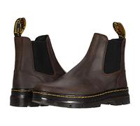 Dr. Martens Unisex's embury Chelsea Boot, Dark Brown Crazy Horse