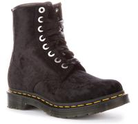 Dr. Martens Women's 1460 Vegan Crushed Velvet 8-Eye Boots - UK 4