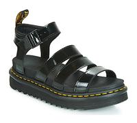 Dr. Martens Wedge sandals BLAIRE BLACK PATENT LAMPER in Black 6.5