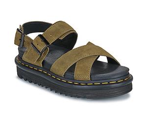 Dr. Martens Wedge sandals Voss II DMs Olive Bronx Suede in Kaki 4