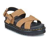 Dr. Martens Wedge sandals Voss II Sandal Tan Suede in Brown 5