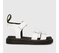 Dr. Martens White KlAIRE Junior Sandals UK 10 (EU 28)