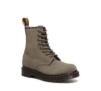 Dr Martens 1460 serena fur lined boots in grey UK 7