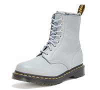 Dr. Martens Women's 1460 Faux Fur Lined Virginia Leather Boot Fashion, Ultimate Grey, 4 UK
