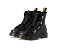 Dr. Martens , Black Lace-Up Boots with Faux-Fur Lining ,Black female, Sizes: 4 UK, 3 UK