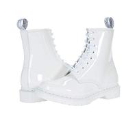 Dr. Martens Women's 1460 Mono Fashion Boot, White Patent Lamper, 5 UK