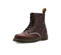 Dr. Martens womens 1460 Pascal Flower, Dark Brown, 7