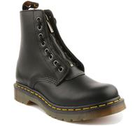 Dr. Martens 1460 Pascal Front Zip Black Boots UK 3