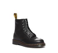 Dr. Martens Women's 1460 Pascal Hdw Fashion Boot, Black Milled Nappa, 6 Women/5 Men