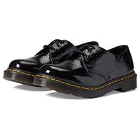 Dr. Martens Women's 1461 Oxford, Black Distressed Patent, 3 UK