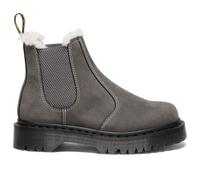 Dr Martens 2976 Bex Fl Chelsea Boot Gunmetal Milled Nubuck Boots, Grey, Size 3, Women Grey