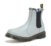 Dr. Martens Women's 2976 Faux Fur Lined Virginia Leather Chelsea Boot Fashion, Ultimate Grey, 6 UK