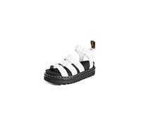 DR MARTENS Women's 3 Strap Sandal, White, 6 UK