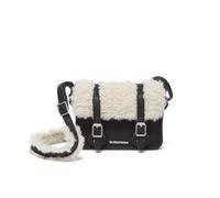 Dr. Martens Women's 7" Satchel Bag, Ambassador Black Borg de Luxe Natural, 7"