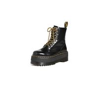 Dr. Martens Women's 8 Eye Combat Boot, Black Buttero, 7 UK