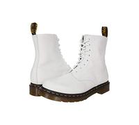 Dr. Martens Women's 8 Eye Combat Boot, Optical White Virginia, 5 UK