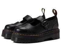 Dr. Martens Womens Addina Flower, Black Milled Nappa, 10
