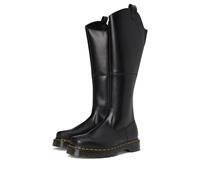 Dr. Martens Women's Amaayah Hi Leather Bex Riding Boots Knee High, Black, 8 UK