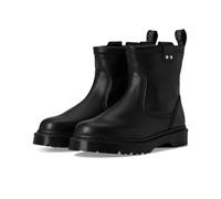 Dr. Martens womens Anistone Lo Leather Boots, Black, 6 Women/5 Men