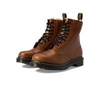 Dr. Martens Women's 1460 Serena Faux Fur-Lined Farrier Leather Boot Ankle, Brown, 5 UK