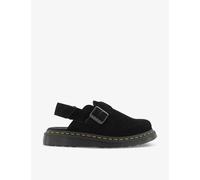 Dr. Martens Womens Black Jorge Ii Suede Flat Leather Mules Eur 36 / 3 Uk Women