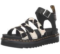 Dr. Martens Women's Blaire Cow Print Fisherman Sandal, Cow Print, 6 UK