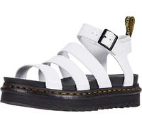 Dr. Martens Women's Blaire Sandal, White Hydro Leather, 8 UK