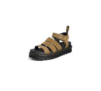 Dr. Martens Women's Blaire Nubuck Fisherman Sandal, Muted Olive, 6 UK