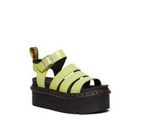 Dr. Martens Women's Blaire Quad Sandal, Lime Green, 5 UK