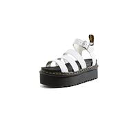 Dr. Martens Women's Blaire Sandal, White Hydro Leather, 8 UK