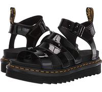Dr. Martens Women's Blaire Sandals, Black (Black Patent Lamper 001), 6.5 UK