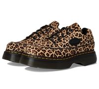 Dr. Martens Womens Buzz 5-Eye, Light Tan Mini Leopard Spot, 7