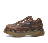 Dr. Martens Women's Buzz 5 Eye Shoe Dark Brown Grizzly