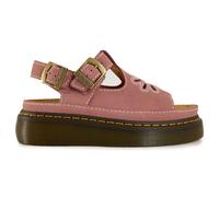 Dr. Martens Womens Dr Dunnet Flower Sandals - Pink Suede - Size UK 5