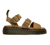 Dr. Martens Womens Dr Gryphon Quad Sandals - Tan Nubuck - Size UK 8