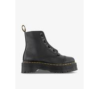 Dr. Martens Womens Dr. Martens Sinclair Tonal-Stitched Zip-Up Leather Ankle Boots Black Milled Eur 40 / 7 UK Women