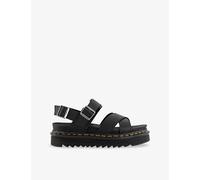 Dr. Martens Womens Dr. Martens Voss II Leather Strap Sandals Black Athena Eur 38/5 UK Women