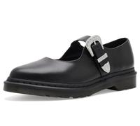 Dr. Martens Womens Elphie Mj Buckle, Black, 9