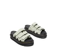 Raine Slide EH Suede Sandals in Sage Green