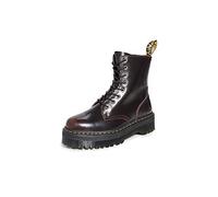 Dr. Martens Women's Jadon Arcadia Platform Leather Lace Up Boot Cherry Red-Cherry-6