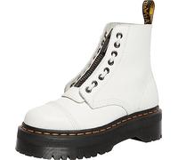 DR MARTENS Women's Jungle Boot Sneaker, White Milled Nappa, 4 UK
