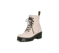 Dr. Martens Women's Leona Leather Heeled Boot Fashion, Vintage Taupe Sendal, 3 UK