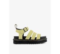 Dr. Martens Womens Lime Green Blaire-strap Coated-leather Sandals Eur 39 / 6 Uk Women