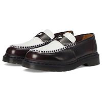 Dr. Martens Women's Penton Heart Loafer Flat, Cherry Red/White, 9 UK