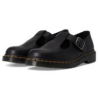 Dr. Martens Women's Polley Shoe Mary Jane Flat, Black Ambassador, 5 UK