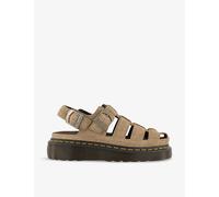 Dr. Martens Womens Savanh Tan Wrenlie Fisherman Suede Sandals Eur 39 / 6 Uk Women