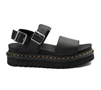 Dr. Martens Women's Single Strap Sandal, Black Hydro Leather, 6 UK