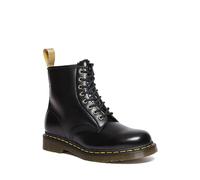 Dr. Martens - Vegan 1460 Black Norfolk Flat & Black Borg Fleece - Girl Shoes EU 38 = UK 5