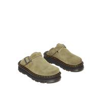 Dr. Martens Womens Zebzag Mule, Muted Olive E.h Suede, 12